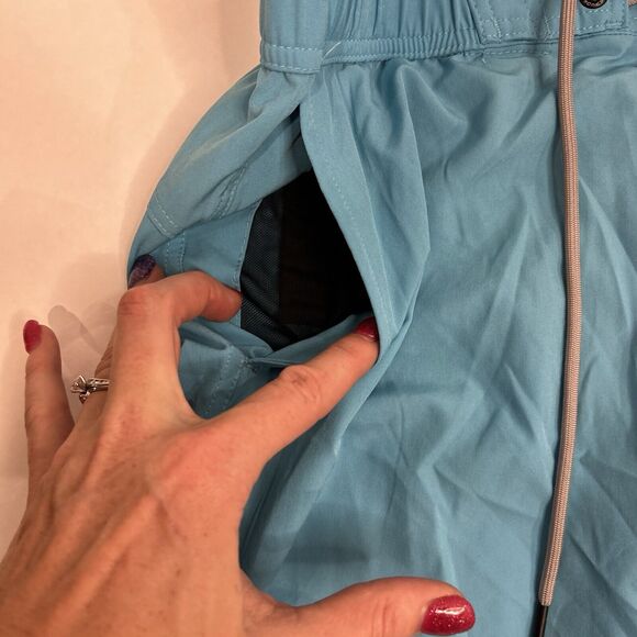 SPYDER Mens Blue 9" Swim Board Shorts Breathable Quick Dry Stretch Mesh Sz Med - Picture 4 of 11